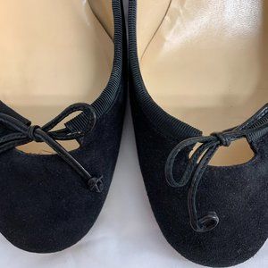 Christian Louboutin Suede Round Toe Tie Pumps   40